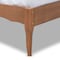Baxton Studio Marieke Ash Walnut Finished and Rattan Full Size Platform Bed 159-9806-9807 - alternate 5